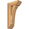 Ekena Millwork Legacy Slat Rough Sawn Bracket w/ Offset Brace, Western Red Cedar, 6"W x 14"D x 26"H BKT0604X14X26LEC06RWR - alternate 1